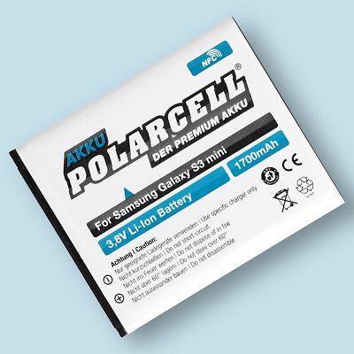 PolarCell NFC Akku für Samsung Galaxy S3 mini GT-i8190N GT-i8200N EB-L1M7FLU