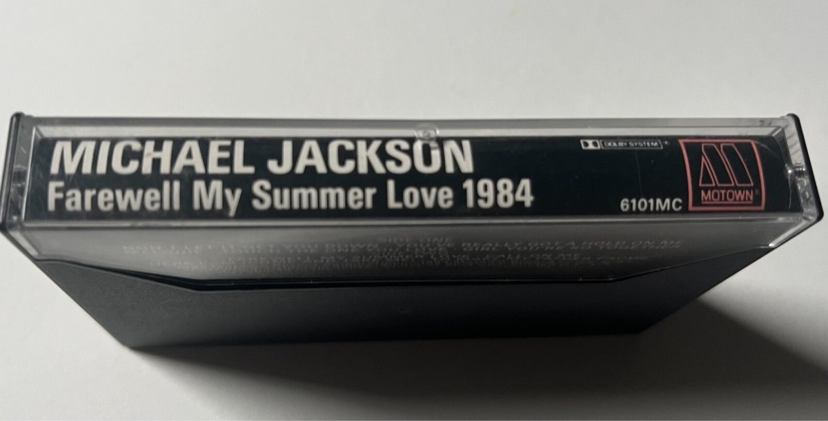 Michael Jackson FAREWELL MY SUMMER LOVE 1984 Cassette Tape - Play