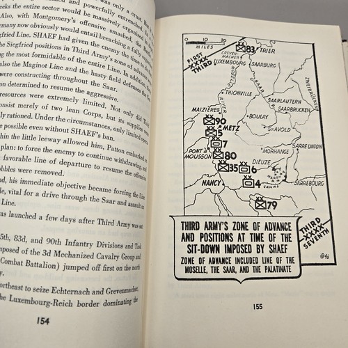 Lucky Forward (WWII General Patton's 3rd US Army Unit) History Book 1947 HC DJ - Picture 8 of 9