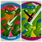2 Vintage TMNT Teenage Mutant Ninja Turtles Frisbee Leonardo/ Raphael 1989
