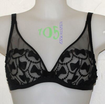 New Triangle Bra + Aubade Bow Viktor & Rolf + Fr 90C Or 95B
