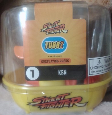 TUBBZ Duck Street Fighter Ken Capcom Cosplaying Rubber Ducks New 