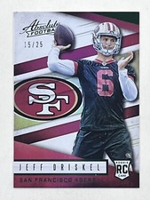 Jeff Driskel 2016 Panini Absolute Spectrum Green RC /25 #154 San Francisco 49ers