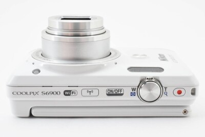 MINT] Nikon COOLPIX S6900 White 16.0MP 12x Digital Camera From