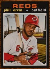 2020 Topps Heritage #302 Phil Ervin Cincinnati Reds