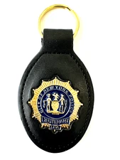 5  BRAND NEW  LBA PBA LEATHER KEY CHAINS