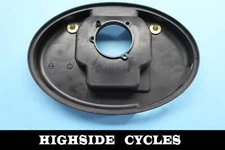 1318 03 HARLEY-DAVIDSON SOFTAIL BLACK AIR BREATHER BACK PLATE INTAKE BACKPLATE 