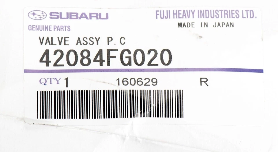 Válvula de ventilação do tanque de combustível 2008-2014 Subaru Impreza WRX STI Forester 42084FG020 FABRICANTE DE EQUIPAMENTO ORIGINAL - Imagem 3 de 3