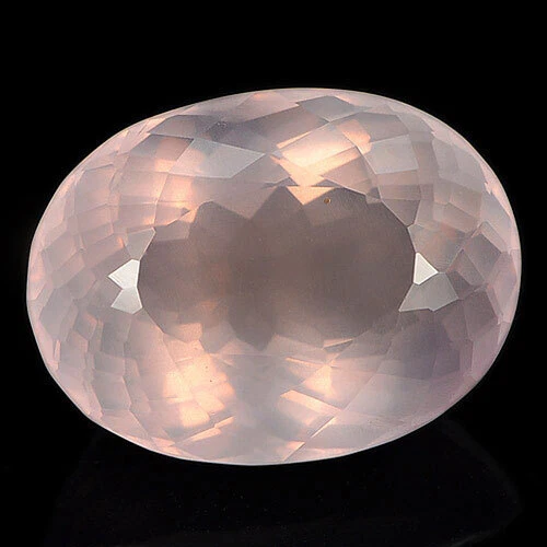 Quartz Rose Pink 28.01 Ct. Clean Oval 23 x 17.2 Mm. Natural Gemstone Unheated - Image 2 of 4