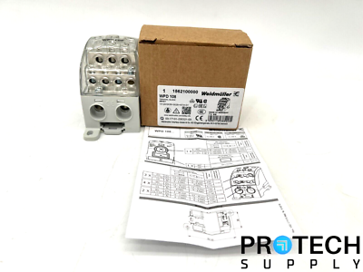 #ad Weidmuller Pole Power Distribution Block 250A 1562100000 NEW with WARRANTY $41.30