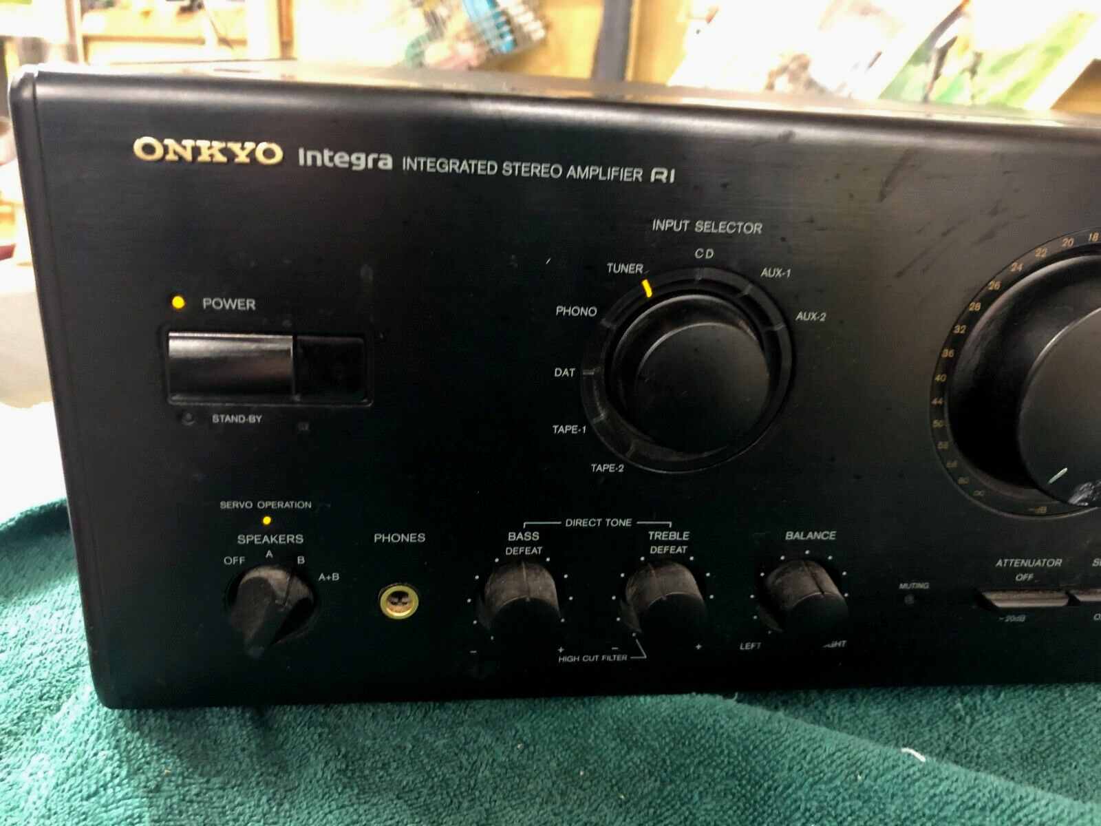 ONKYO INTEGRA RI Integrated Stereo Amplifier A-809 with remote