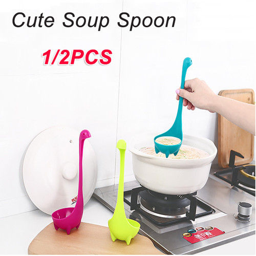 Nessie Soup Kitchen Loch Ness Monster Design Upright Dinosaur Ladle
