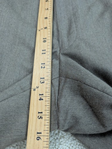 Wool Flannel Suit Mens 44R 38x30 Tan Vintage 2 Piece 3 Button Cashmere Tallia - Picture 20 of 24