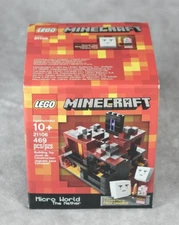 LEGO 21106 Minecraft The Nether Where Ghasts Fly And The Zombie Pigman Patrols