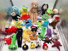 Plush Lot Of 33 AMELA-DISNEY-MOJANG-SUGARLOAF-AMSCAN-ANIMAL ALLEY-ANGRYBIRDS