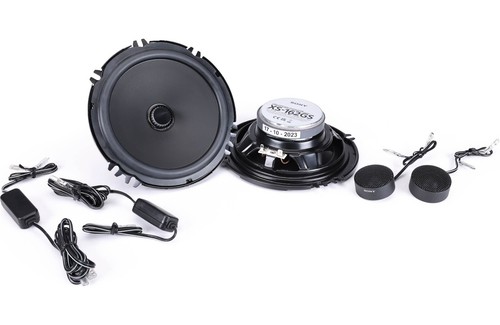 SONY XS-162GS 6.5" Component Speakers 6-1/2" w/SilK Tweeters NEW Thin - Picture 2 of 9