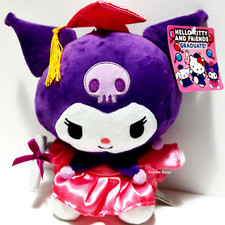 Sanrio Kuromi 10" Graduation Plush Class 2026 Hello Kitty And Friends Collection