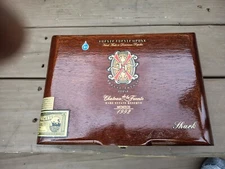 ARTURO FUENTE OPUS X 1992 SHARK EMPTY WOOD CIGAR BOX