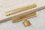 miniature 7  - Brushed Brass Gold Drawer Pull Handle Modern style Cabinet Dresser Knob Pull 