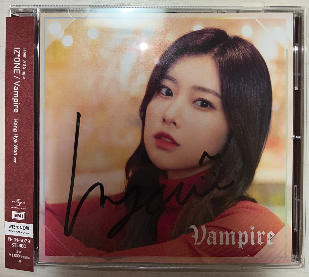 IZ*ONE Vampire KANG HYEWON Autographed Signed Album IZONE | eBay