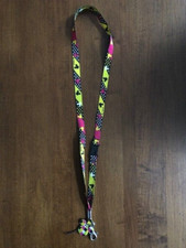 Disney Mickey Mouse Lanyard with Clip ID Badge Holder Souvenir Collectible