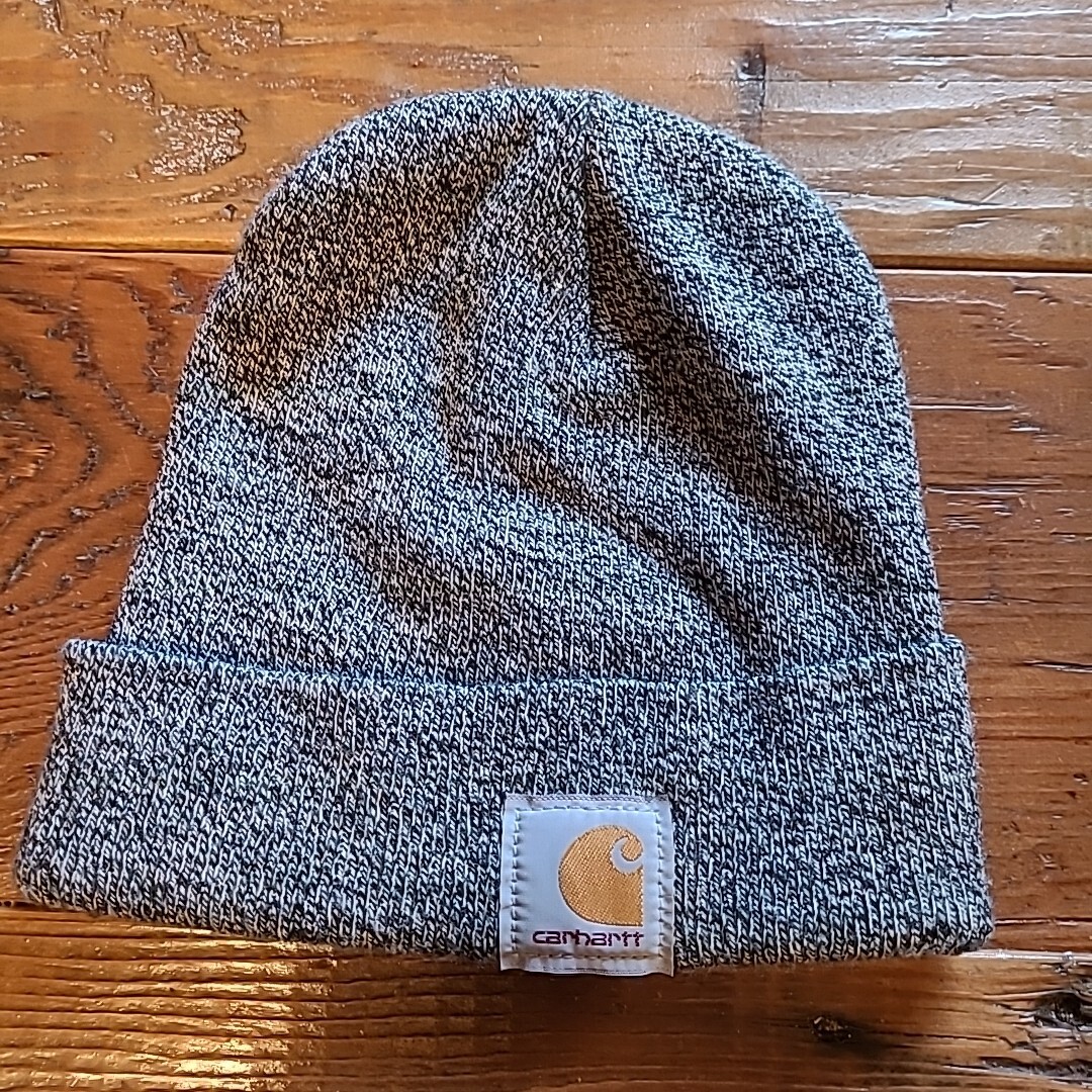 Unisex Carhartt Beanie Black/White Speckle Hat Winter Knit Cuffed A18 019 OSFA eBay