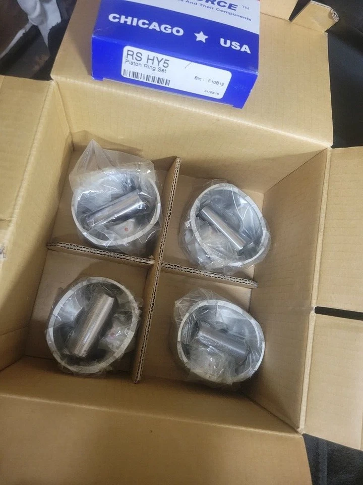 Pistones TopLine con anillos PAHY5L STD para Hyundai, Kia 2003-2010 de 2,0 L Foto 2 de 3