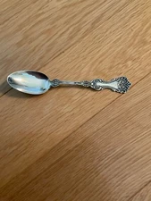 Whiting Pompadour sterling five o'clock spoon