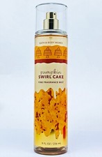 1 Bath  Body Works PUMPKIN SWIRL CAKE Fine Fragrance Mist Body Spray 8 oz