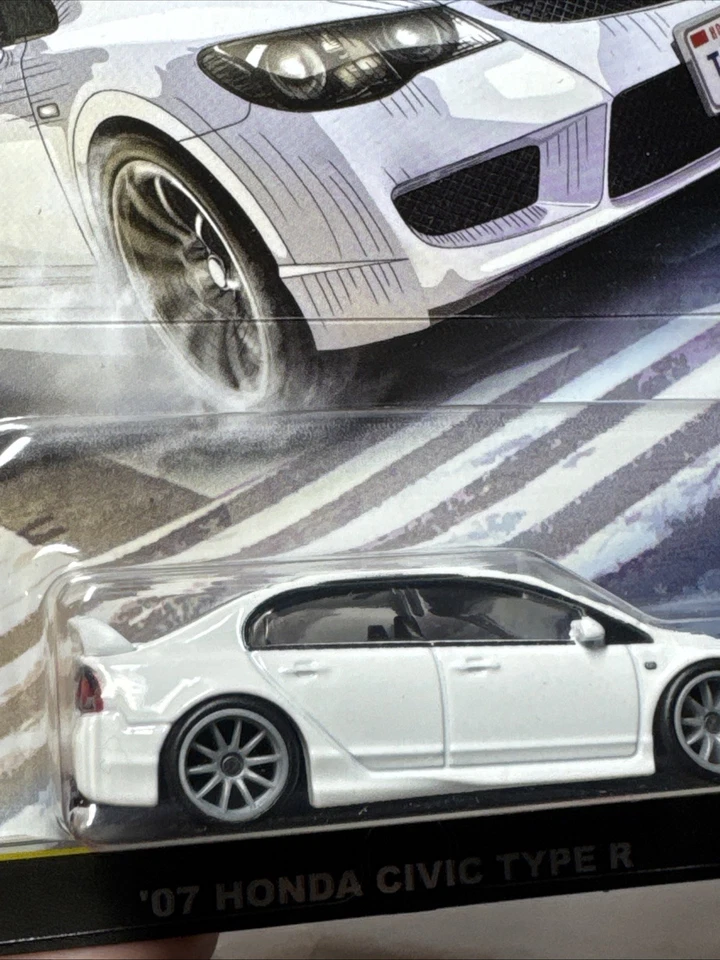 Hotwheels 1/64 🇨🇵 Ronin Run 2 Honda Civic Type R #2/5 de 2025 RealRiders - Photo 4/4