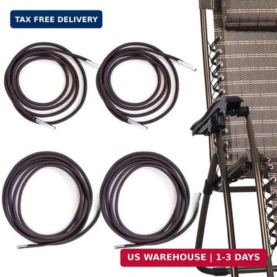 Replacement Cords for Zero Gravity Chair 4 Cords Patio Recliner Repair Laces for