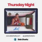 2005 UD ULTIMATE COLLECTION MARTYNAS ANDRIUSKEVICIUS ROOKIE AUTO PATCH RC /25