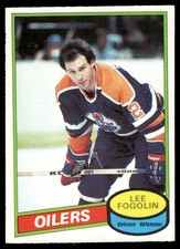 1980-81 O-Pee-Chee Vintage OPC Set Break Lee Fogolin Edmonton Oilers #63