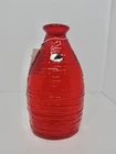 HTF Limited Edition Blenko Glass Maraschino Strata Vase 4/9 Etched W/label