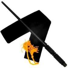 15" Snape Hand Carved Mahogany Wood Magic Wand Wizard w/ Free Velvet Bag