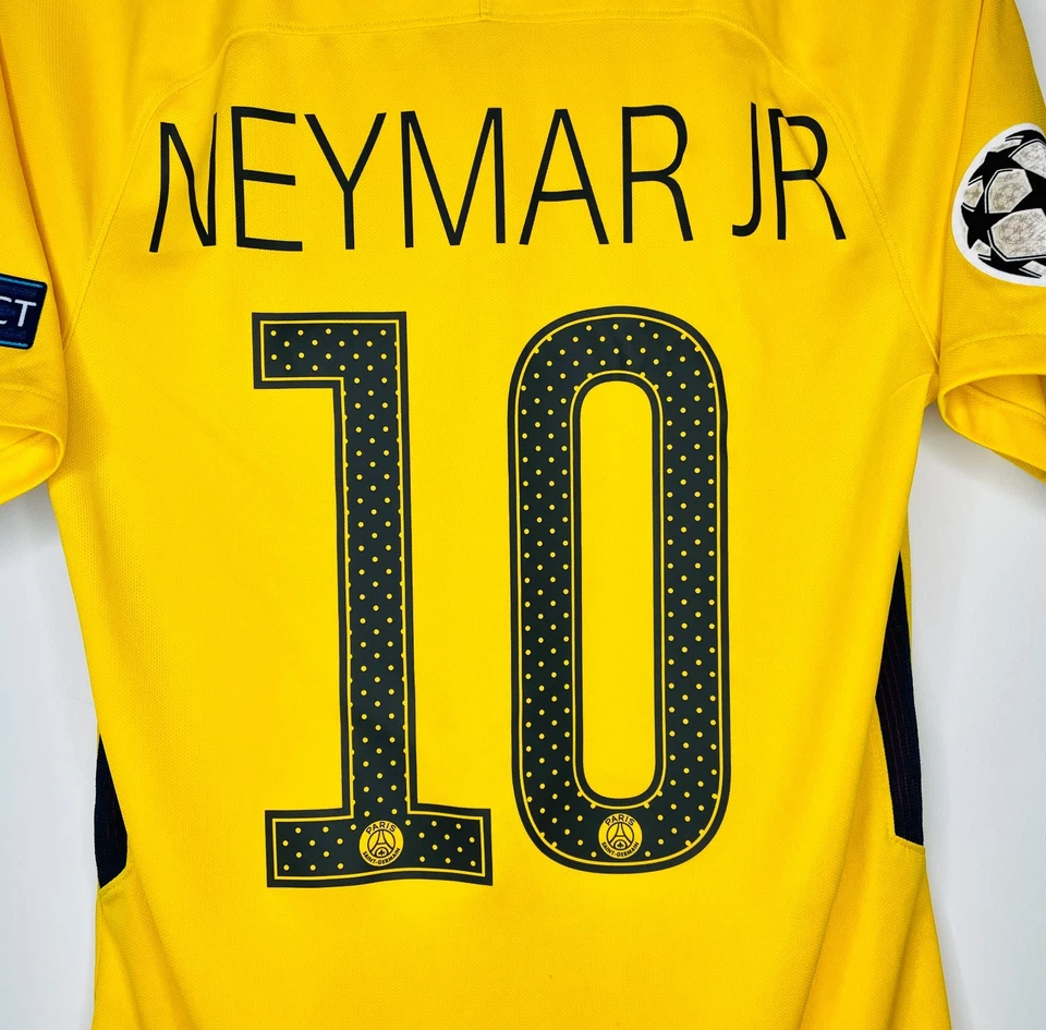 Maillot de Football PSG NEYMAR JR 2017 2018 maglia camiseta shirt jersey Small - Photo 4/4