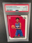 2018-19 Panini NBA Hoops Shai Gilgeous-Alexander #262 PSA 10 GEM MT Rookie RC