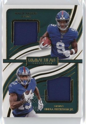 2024 Immaculate Dual Jerseys /49 Malik Nabers Odell Beckham Jr Rookie RC 1co7