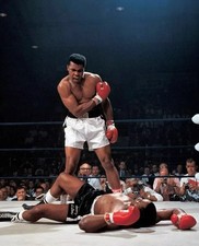 Muhammad Ali Vs Sonny Liston Fight 8x10 PHOTO PRINT