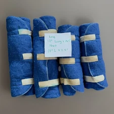 Fleece Shipping/Cold Wet Wraps Set Of 4 Front 11.5” Tall X /Rear 13.5” Tallx 17”