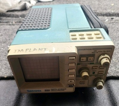 TEKTRONIX 222 DIGITAL STORAGE OSCILLOSCOPE WITH CABLES 