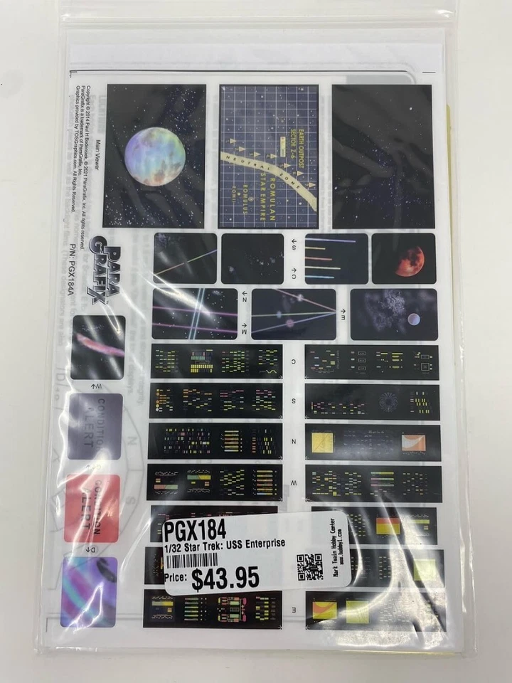 Paragrafix 1/32 Star Trek: TOS Enterprise USS Enterprise Bridge Display Scree... - Image 2 of 2