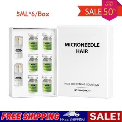 6pcs/SET Hair Regrowth System, Advanced Hair Treatment Ginseng.