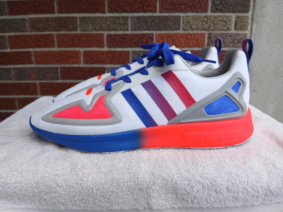 Preços baixos em adidas ZX 2K Flux Gradient Sole - Cloud White | eBay