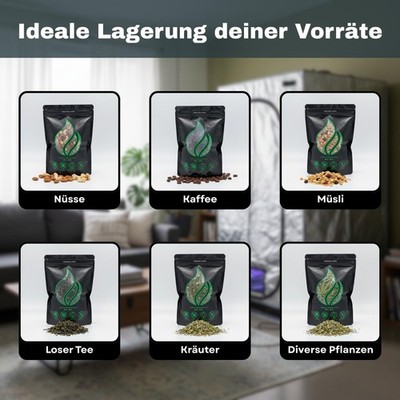 12 x 30 Gramm Terpenen Tüte Beutel zur  von Kräuter Lagerung Grow Ernte Zubehör