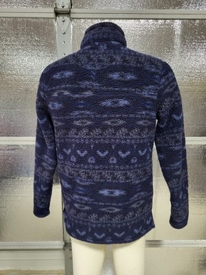 Alpine Sherpa Jacket - Mens Small - 1/4 Zip Pullover- Fleece
