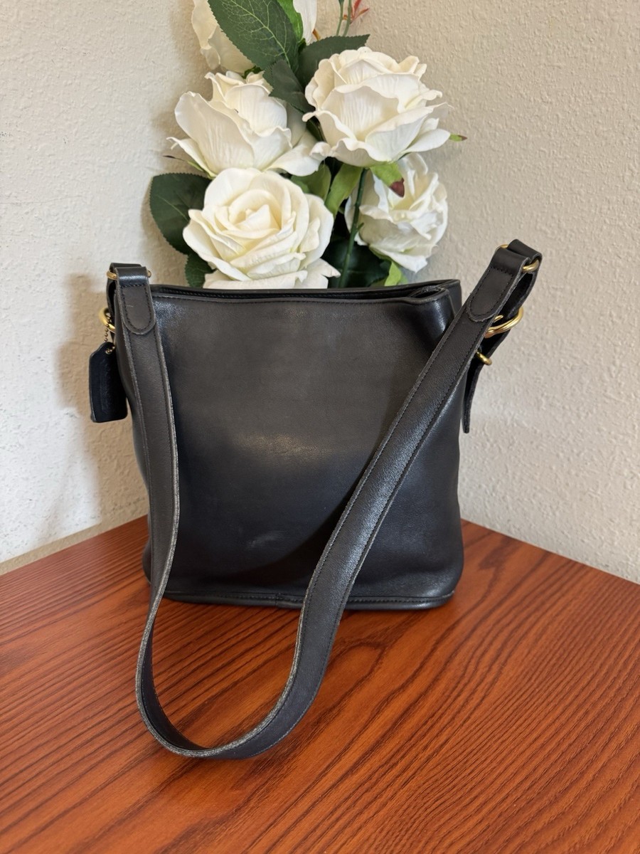 Old Coach 9809 Shoulder Bag Black Vintage | eBay