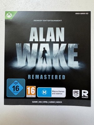 Alan Wake Remastered - NUR der KEY - Code - Xbox One, Xbox Series X|S