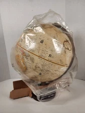 Vintage Replogle 12” The Amsterdam Antique Series Globe, Open Box New Old Stock