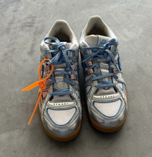 NIKE OFF White Blue Orange Colorblock Low Top...